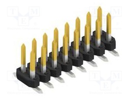 Connector: pin strips; pin header; male; PIN: 16; 2mm; SMT; 2x8; 100V