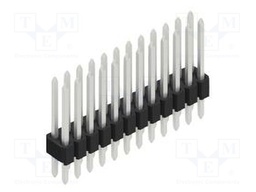 Connector: pin strips; pin header; male; PIN: 24; 1.27mm; THT; 2x12