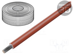 Wire; H1Z2Z2-K; stranded; Cu; 4mm2; LSZH; red; 1.5kV; CPR: Eca