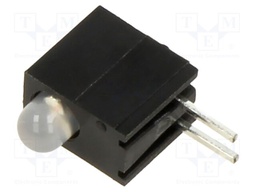 LED; in housing; 3mm; No.of diodes: 1; red,green; 20mA; 45°; 6mcd
