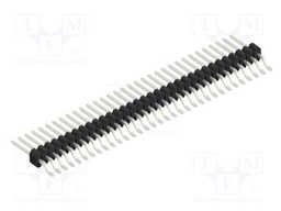 Connector: pin strips; pin header; male; PIN: 33; 1.27mm; SMT; 1x33