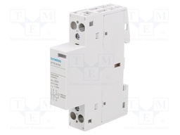 Contactor: 2-pole installation; 25A; 230VAC; NO x2