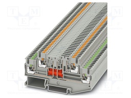 Splice terminal: rail; PA; L: 45.8mm; terminals: 4; W: 5.2mm