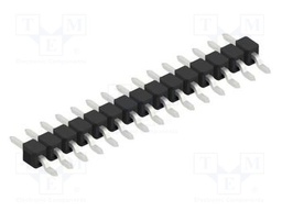 Connector: pin strips; pin header; male; PIN: 15; 2.54mm; SMT; 1x15
