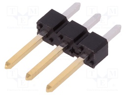 Pin header; pin strips; BERGSTIK; male; PIN: 3; straight; 2.54mm