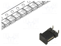 Socket; pin strips; male; 2.54mm; PIN: 3; pick and place; SMT