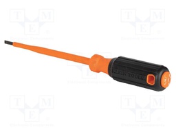 Screwdriver: insulated; slot; 152mm; SL 3/16"