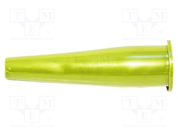 Insulator; 5kV; yellow; Mat: PVC; Application: BU-27; 91mm