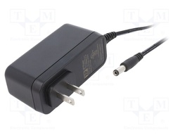 Power supply: switched-mode; voltage source; 9VDC; 2A; 18W; plug