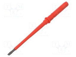 Interchangeable blade; slot; Size: 4,0x0,8mm; insulated; 154mm