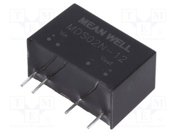 Converter: DC/DC; 2W; Uin: 21.6÷26.4V; 12VDC; Iout: 167mA; SIP7; 4.2g