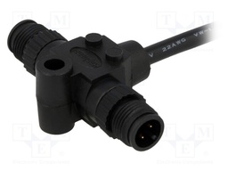 Splitter; cable,M12 male x2; A code-DeviceNet / CANopen; PIN: 4