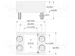 Test probe socket; 10mm