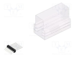 Connector: pin strips; pin header; male; PIN: 7; 1.27mm; SMT; 1x7