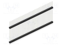Connector: pin strips; pin header; male; PIN: 35; 2.54mm; THT; 1x35