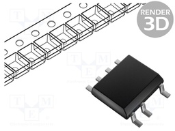 IC: PMIC; AC/DC switcher,SMPS controller; Uin: 85÷265V; DIP-8C