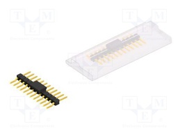 Connector: pin strips; pin header; male; PIN: 12; 2.54mm; SMT; 1x12