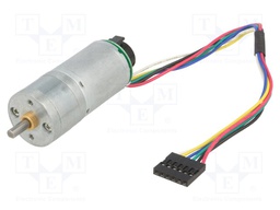 Motor: DC; with encoder,with gearbox; HP; 6VDC; 6.5A; 990rpm