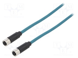 Cable: for sensors/automation; PIN: 8; female; X code-ProfiNET