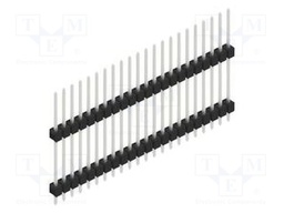 Connector: pin strips; pin header; male; PIN: 22; 2.54mm; THT; 1x22
