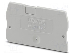 End piece; L: 29.1mm; W: 2.2mm; H: 48.6mm; Body: grey