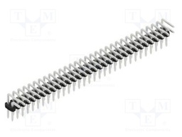 Connector: pin strips; pin header; male; PIN: 62; 2mm; THT; 2x31