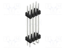 Connector: pin strips; pin header; male; PIN: 8; 2.54mm; SMT; 2x4