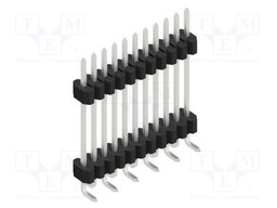 Connector: pin strips; pin header; male; PIN: 11; 1.27mm; SMT; 1x11