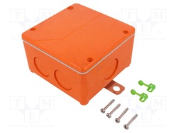 Enclosure: emergency; X:115mm; Y:115mm; Z:66mm; duroplast; IP54