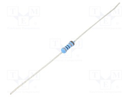 Resistor: thin film; THT; 300kΩ; 600mW; ±5%; Ø2.5x6.5mm; 50ppm/°C