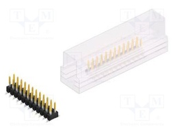 Connector: pin strips; pin header; male; PIN: 24; 2.54mm; SMT; 2x12