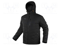 Work jacket; Size: M; black; WARM; with a hood