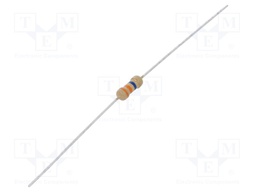 Resistor: carbon film; THT; 33MΩ; 500mW; ±10%; Ø2.3x6mm; axial