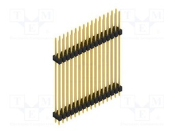 Connector: pin strips; pin header; male; PIN: 32; 2.54mm; THT; 2x16