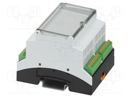 Enclosure: for DIN rail mounting; Y: 89.7mm; X: 71.6mm; Z: 60.7mm