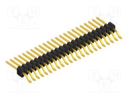 Connector: pin strips; pin header; male; PIN: 23; 1.27mm; SMT; 1x23