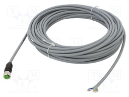 Cable: for sensors/automation; M12; straight; 15m; plug; 7000; PUR