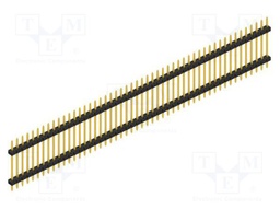 Connector: pin strips; pin header; male; PIN: 50; 2mm; THT; 1x50