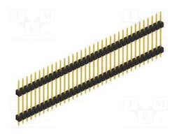 Connector: pin strips; pin header; male; PIN: 35; 2.54mm; THT; 1x35