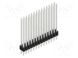 Connector: pin strips; pin header; male; PIN: 28; 1.27mm; THT; 2x14