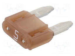 Fuse: fuse; 5A; 32VDC; medium time-lag; automotive; 10.9x8.8x3.8mm