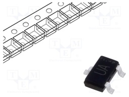 Transistor: P-MOSFET; unipolar; -30V; -3A; Idm: -12A; 1W; SOT346