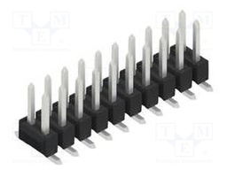 Connector: pin strips; pin header; male; PIN: 20; 2.54mm; SMT; 2x10