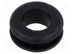 Grommet; black; UL94HB; TPR