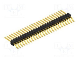 Connector: pin strips; pin header; male; PIN: 26; 1.27mm; SMT; 1x26