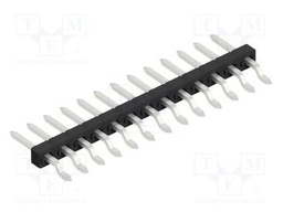 Connector: pin strips; pin header; male; PIN: 13; 2mm; SMT; 1x13