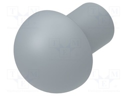 Stopper; polyamide; grey; L: 13mm; -20÷100°C; Entrelec; Size: 16
