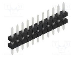 Connector: pin strips; pin header; male; PIN: 11; 2mm; THT; 1x11