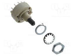 Switch: rotary; Pos: 4; 0.15A/250VAC; Poles number: 3; 30°; -30÷85°C