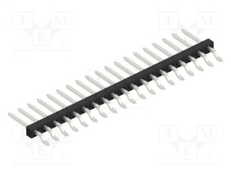 Connector: pin strips; pin header; male; PIN: 19; 2mm; SMT; 1x19